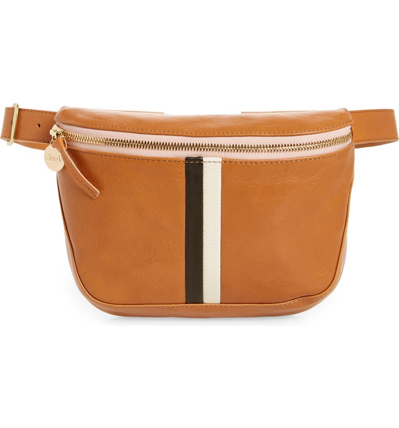 Clare V. Colorblock Leather Belt Bag | Nordstrom