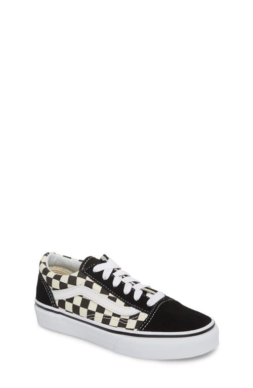 Vans Old Skool Sneaker In Black/white Check