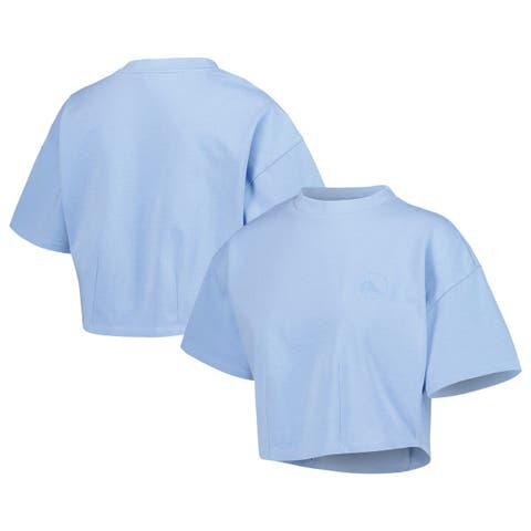 Women's Lusso White Atlanta Braves Nikki Raglan T-Shirt Size: Small