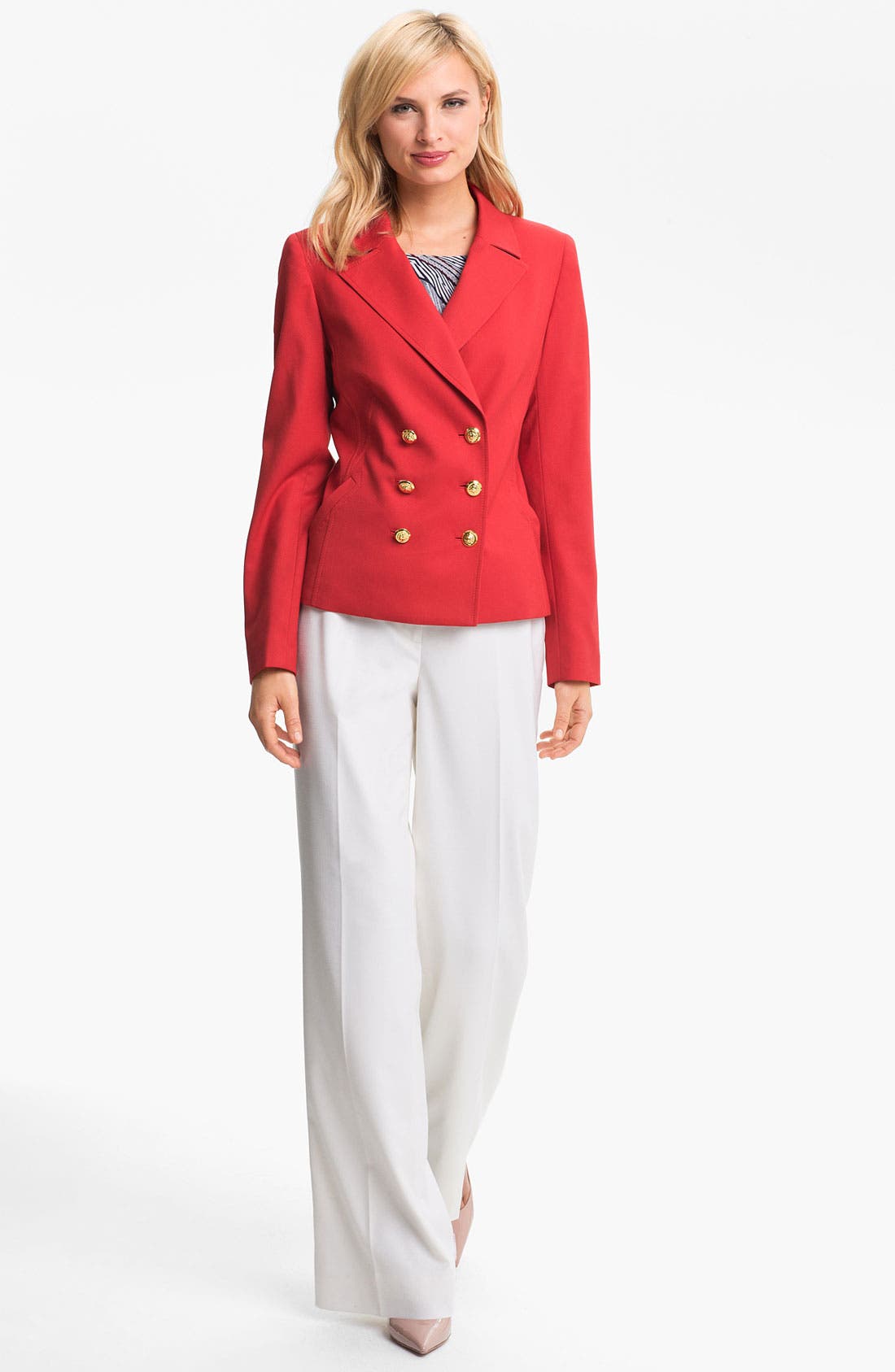 Anne Klein Peacoat (Petite) Nordstrom