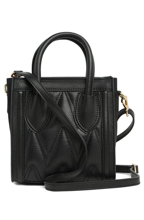 Shop Valentino By Mario Valentino Eva Diamond Quilt Tote Bag In Black