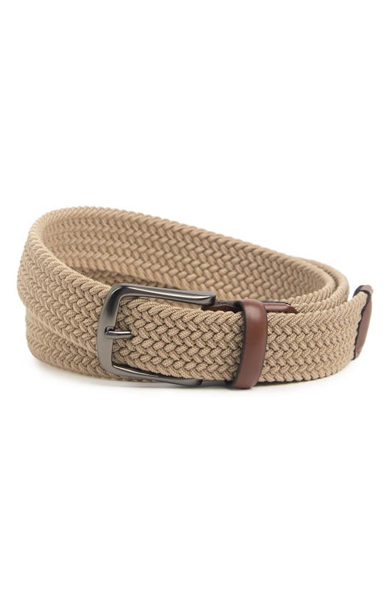Original Penguin Classic Stretch Woven Belt In Khaki ModeSens