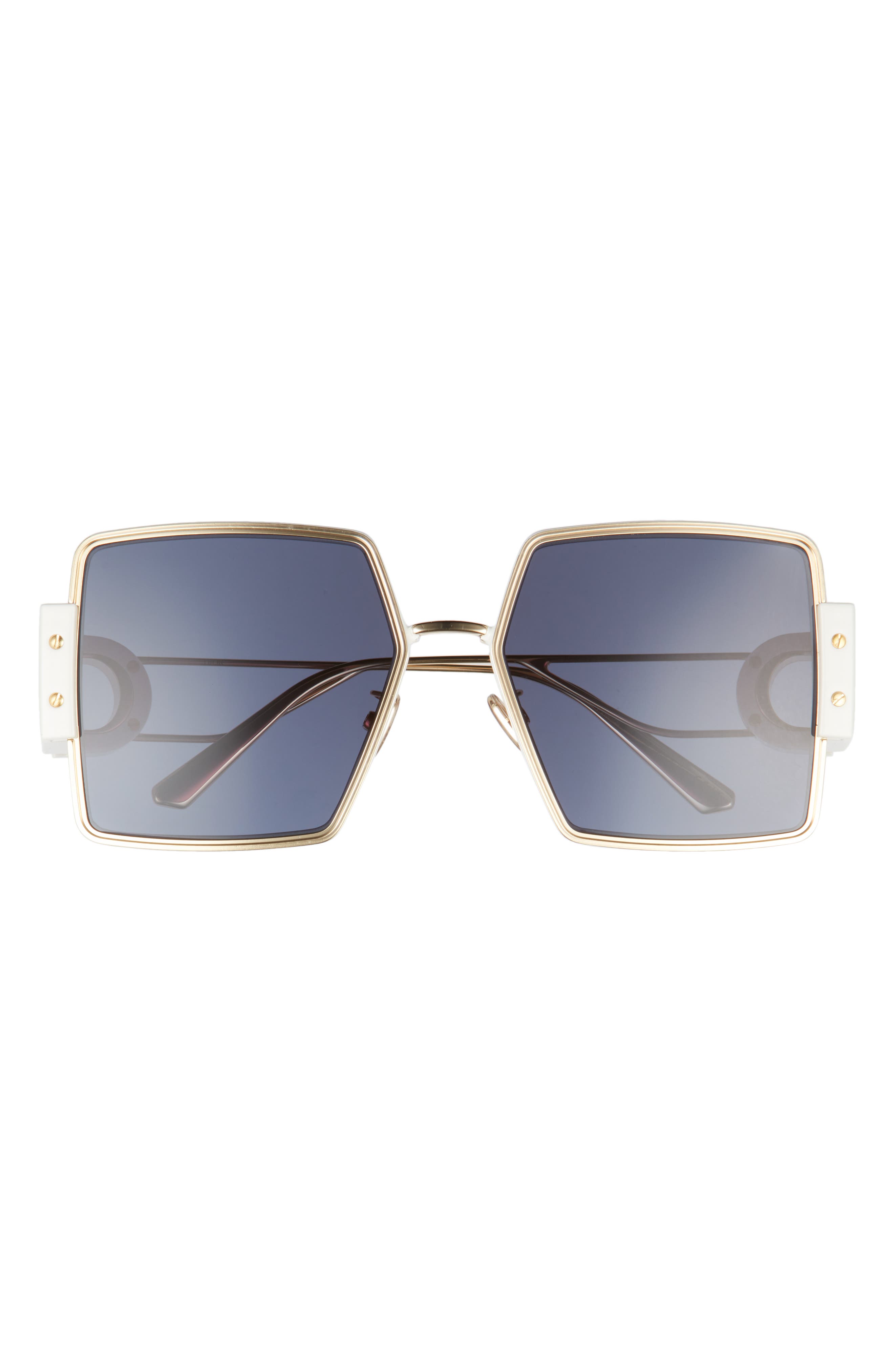 dior idf 58mm square sunglasses