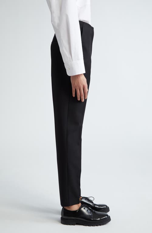 Partow Hudson Virgin Wool Knit Pants In Black