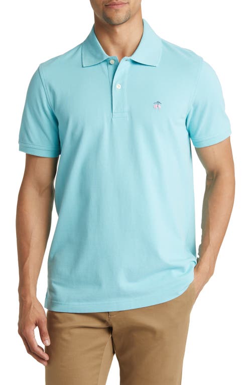 Brooks Brothers Cotton Piqué Polo in Marine Blue