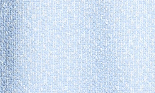 Dolce & Gabbana Light Blue Sleeveless Raschel Tweed Dress With Dg Logo In F3981 Glicine Viola Chiari