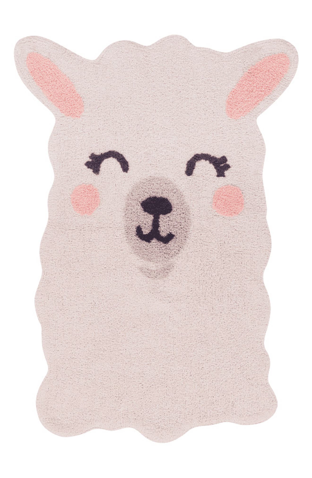 Lorena Canals You're My Sunshine Washable Cotton Blend Rug in White 