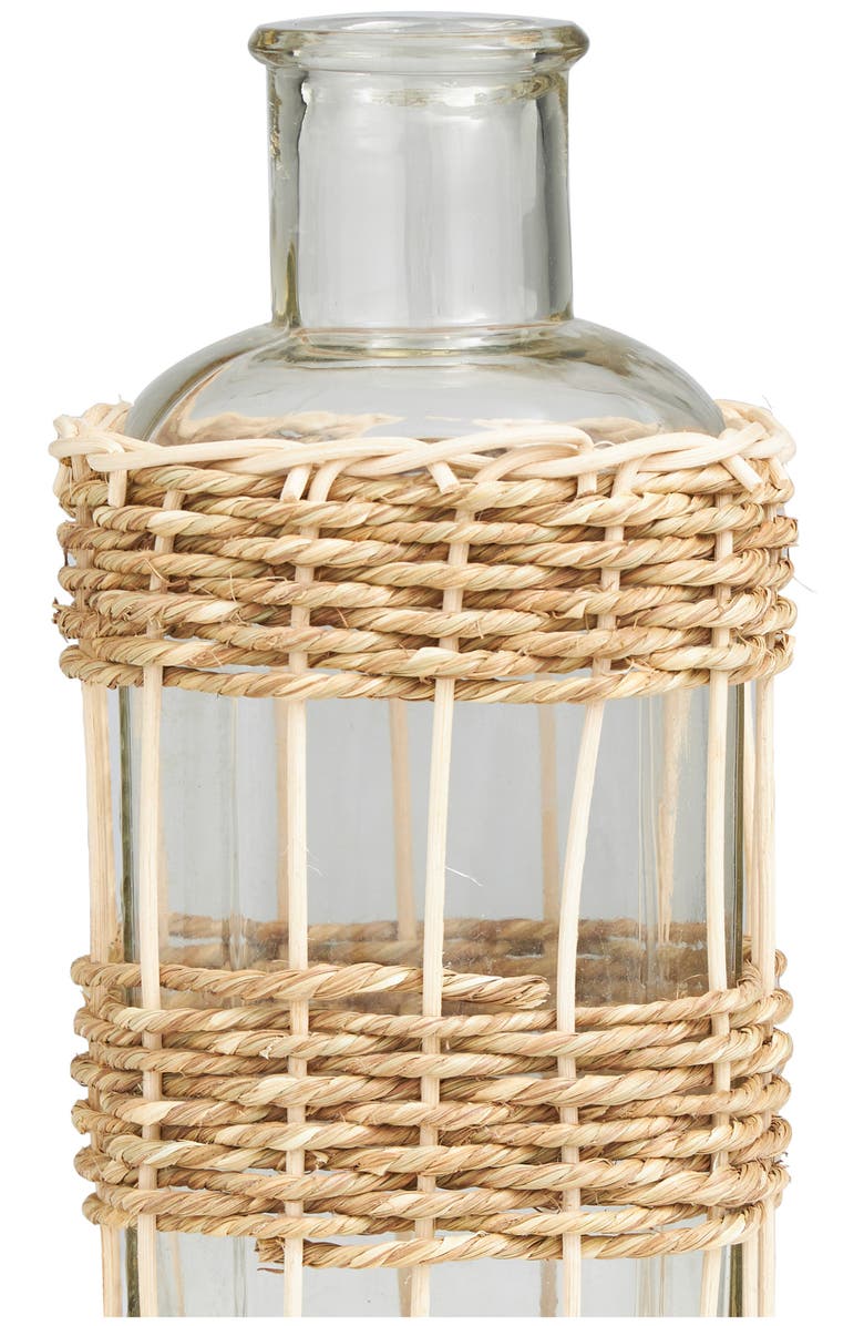 GINGER BIRCH STUDIO Rattan Glass Vase Nordstromrack