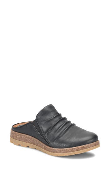 Eurosoft Laralyn Ruched Mule In Black