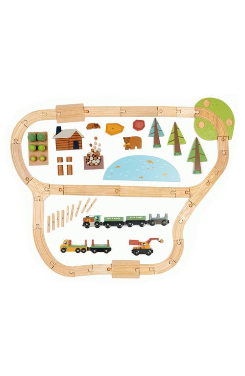 Tender Leaf Toys Wild Pines 30-Piece Train Set in Multi at Nordstrom