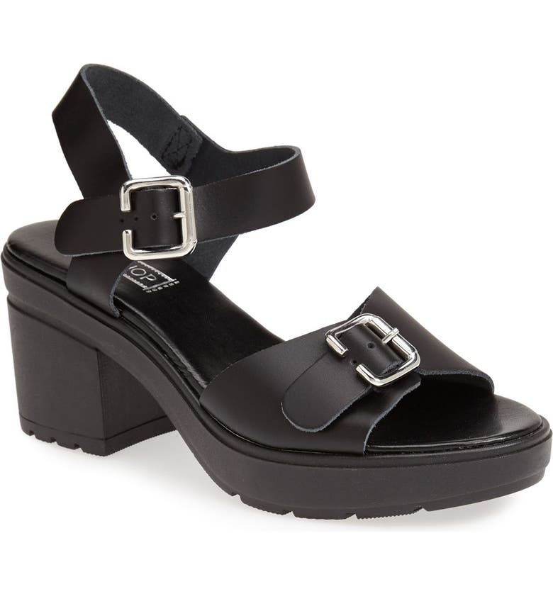 Topshop 'Niece' Platform Leather Sandal (Women) | Nordstrom