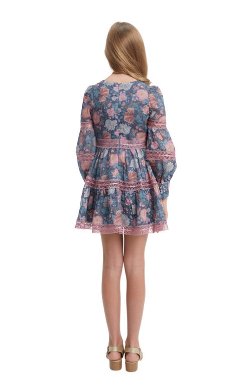 Bardot Junior Girls' Carminia Floral Print Mini Dress - Little Kid, Big Kid In Wall Floral