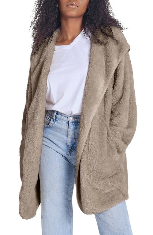 UnHide Shleepy Hooded Fleece Wrap in Taupe Ducky at Nordstrom