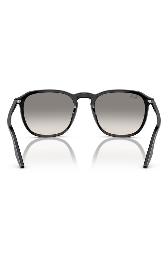 Ray Ban Ray-ban 55mm Gradient Square Sunglasses In Black