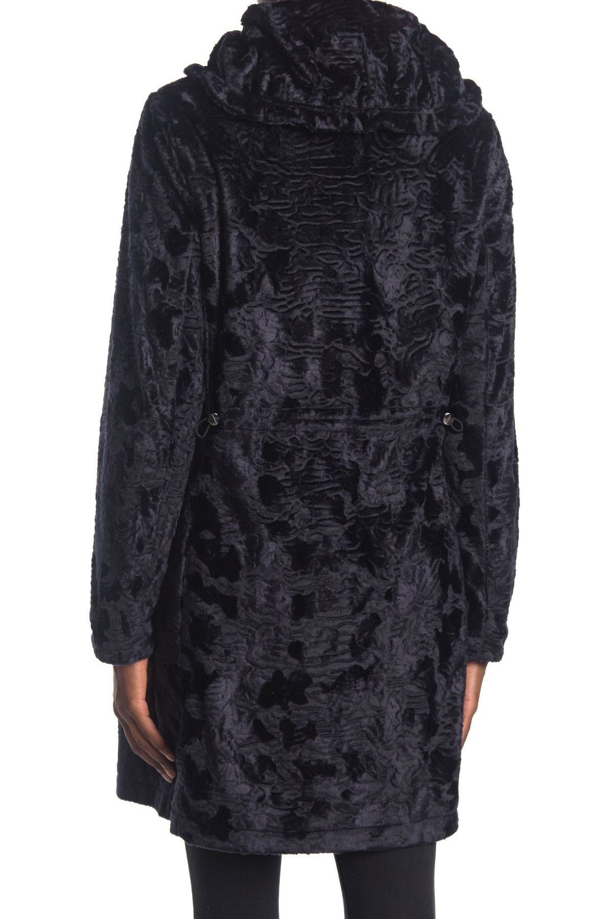 laundry reversible faux fur coat