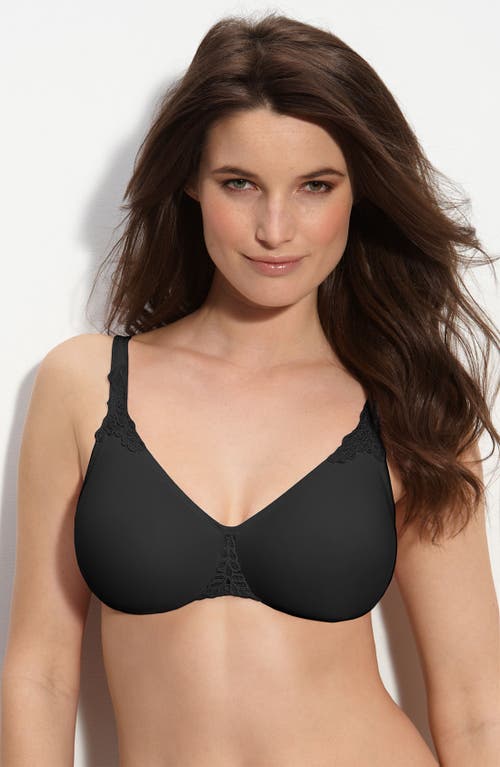 Wacoal 'Bodysuede' Ultra Seamless Underwire Bra in Black at Nordstrom, Size 34C