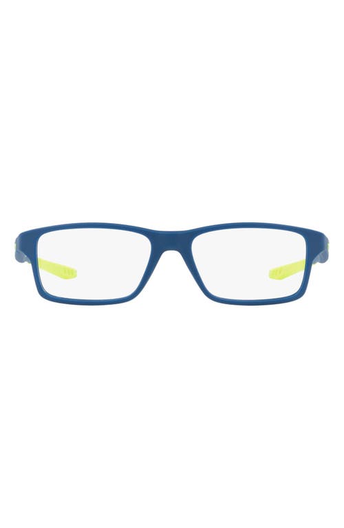 Oakley Kids' Crosslink XS 49mm Rectangular Optical Glasses in Navy at Nordstrom