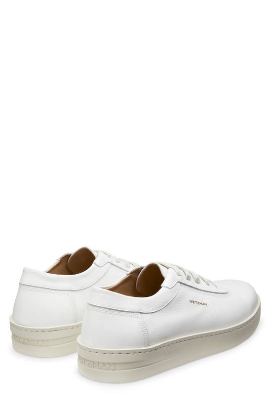 Shop Stuart Weitzman Hamptons Sneaker In White