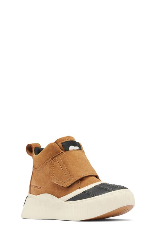 Sorel Kid's Out N About Waterproof Suede Boots, Toddlers/kids In Taffy/black