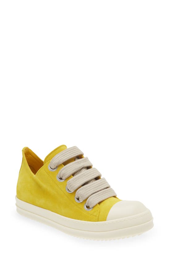 Rick Owens Low Top Platform Sneaker In Lemon/ Milk/ Milk | ModeSens