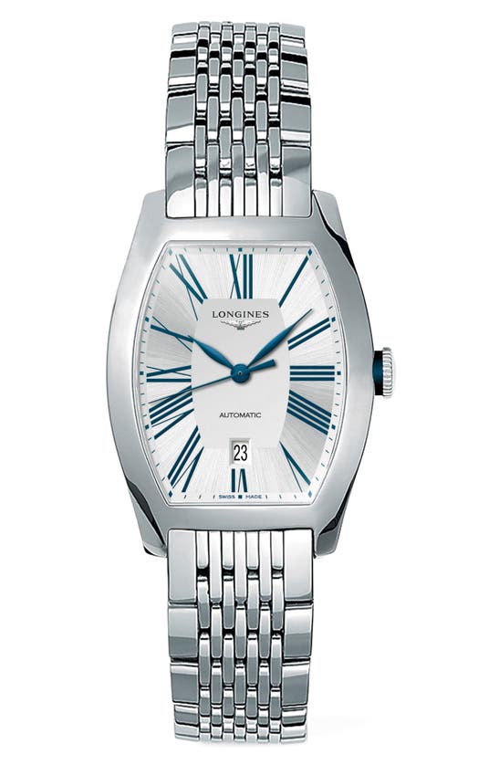 Click to view more detailed imagery on our partner's website Longines Evidenza Automatic Bracelet Watch, 26mm X 30.6mm In Metallic