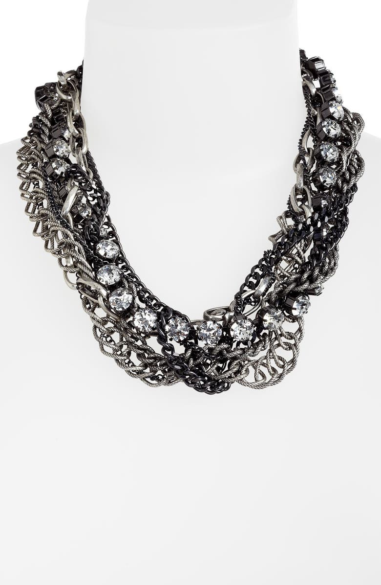 Natasha Couture Multi Strand Statement Necklace | Nordstrom