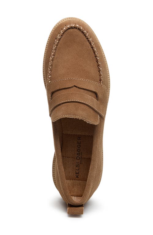 Ruby & Bloom Lens Penny Loafer In Armadillo