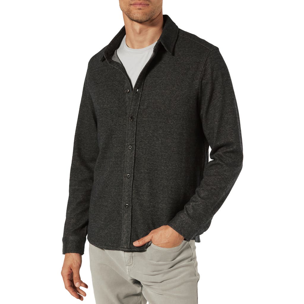 7 Diamonds Generation Brushed Overshirt In Khaki