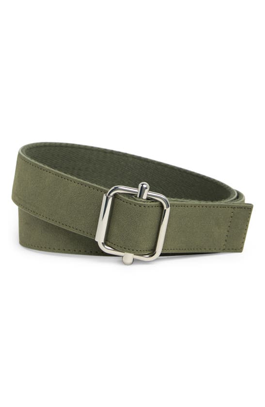 Square Buckle Belt - Green