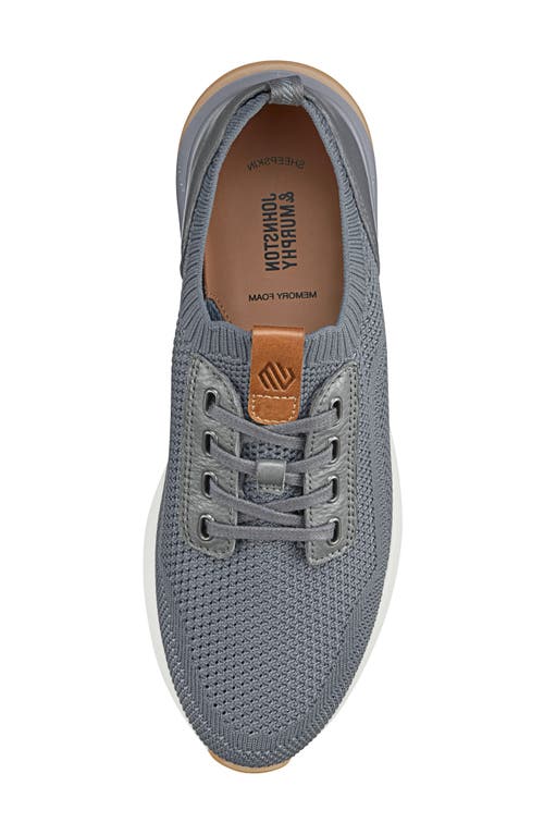 Johnston & Murphy Men's Kinnon Knit Jogger Shoes In Gray Knit