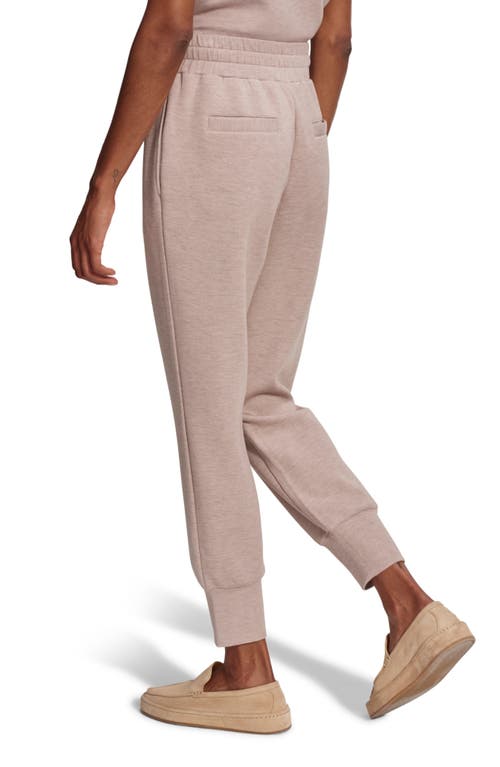 Shop Varley Slim Cuff Ankle Joggers In Taupe Marl