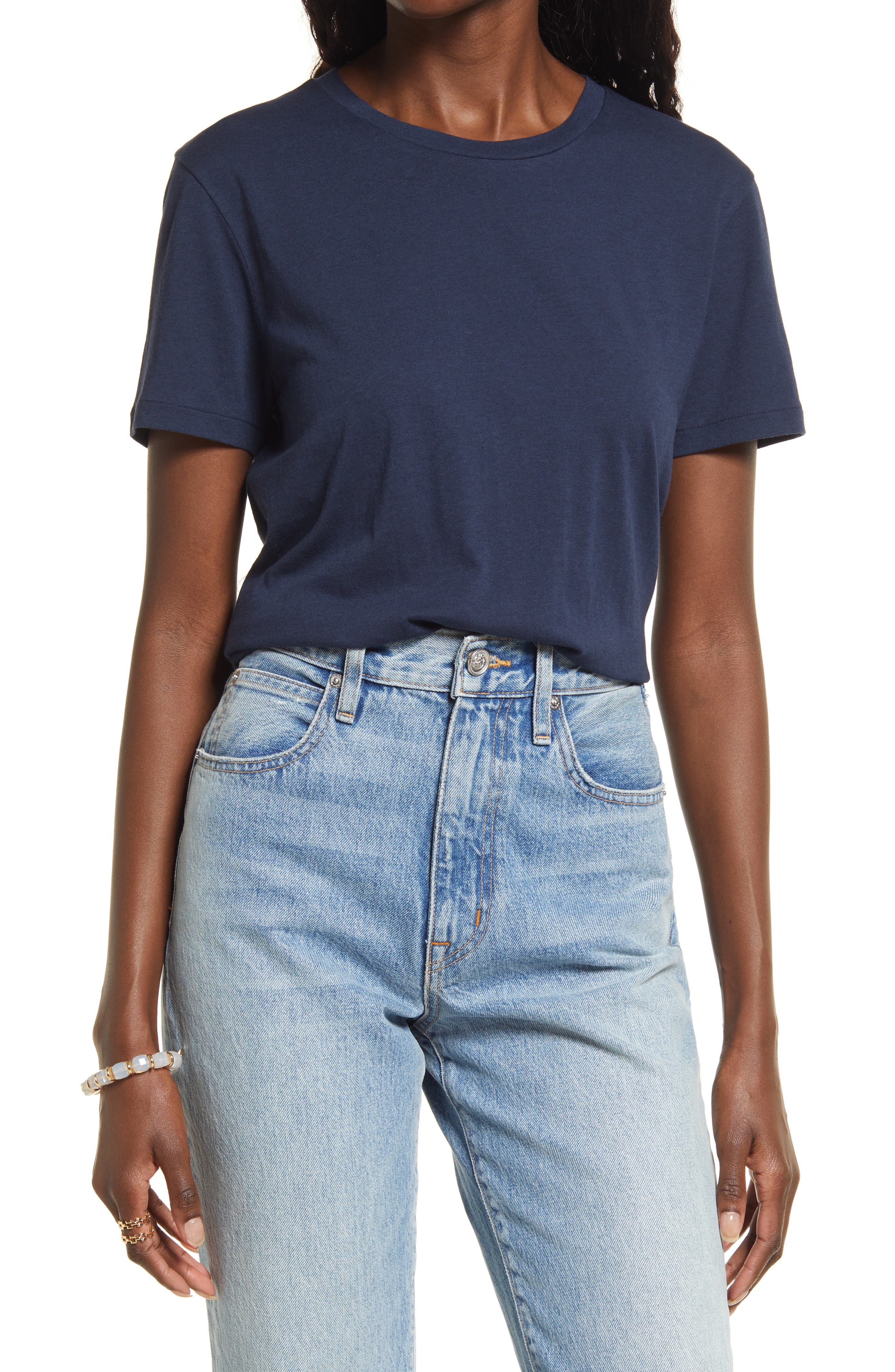 navy blue shirt womens | Nordstrom
