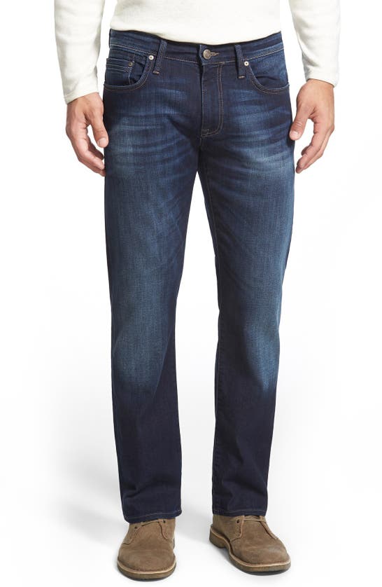 Mavi Jeans Zach Straight Leg Jeans In Dark Williamsburg