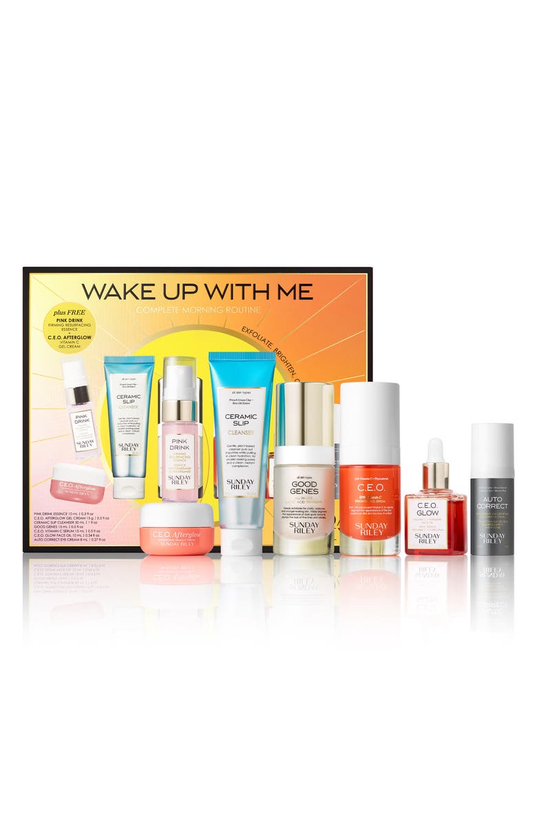 Sunday Riley Wake Up With Me Complete Morning Routine Set $178 Value ...