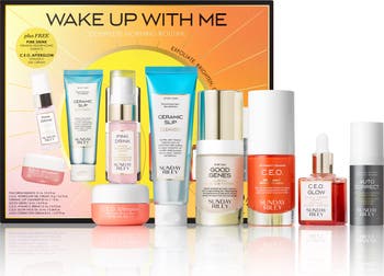 Sunday Riley Wake Up With Me Complete Morning Routine Set $178 Value ...