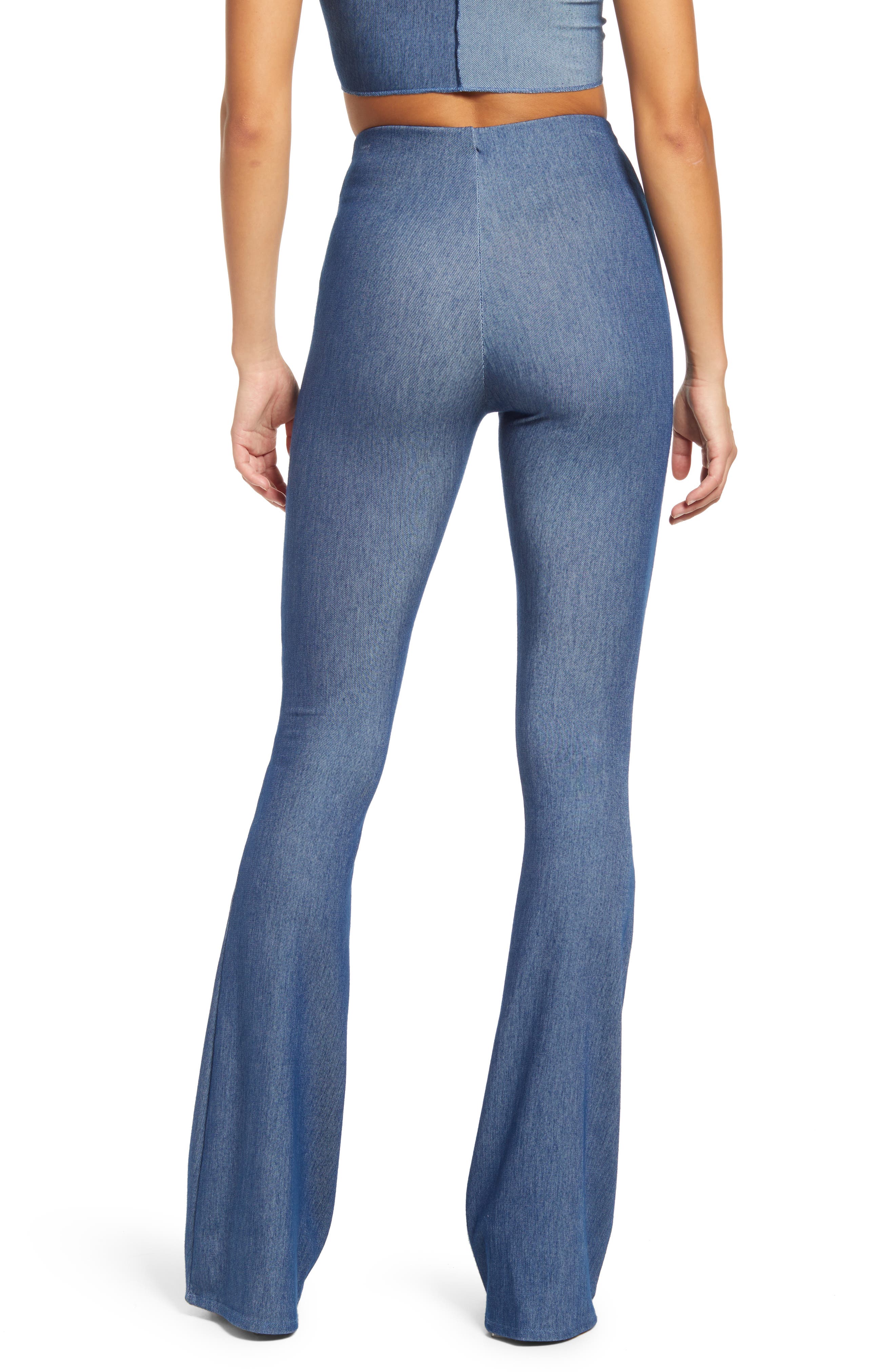 Naked Wardrobe High Waist Flare Pants 