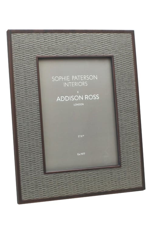 Addison Ross London X Sophie Paterson Rattan Picture Frame In Grey