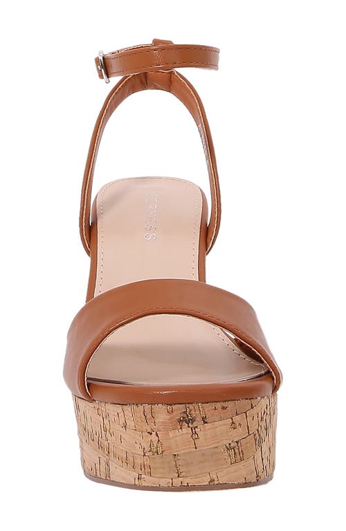 BERNESS BERNESS AVERIE CORK PLATFROM SANDAL