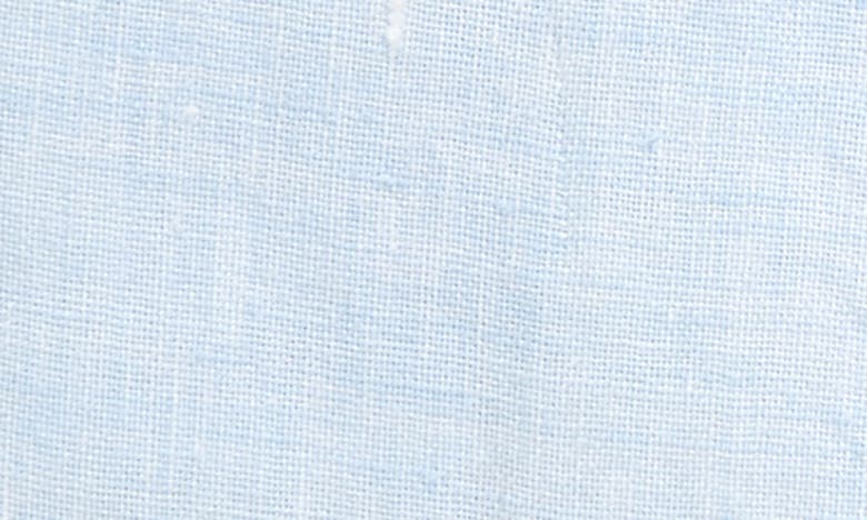 Shop Tiger Of Sweden Spenser Slim Fit Linen Dress Shirt In Light Blue