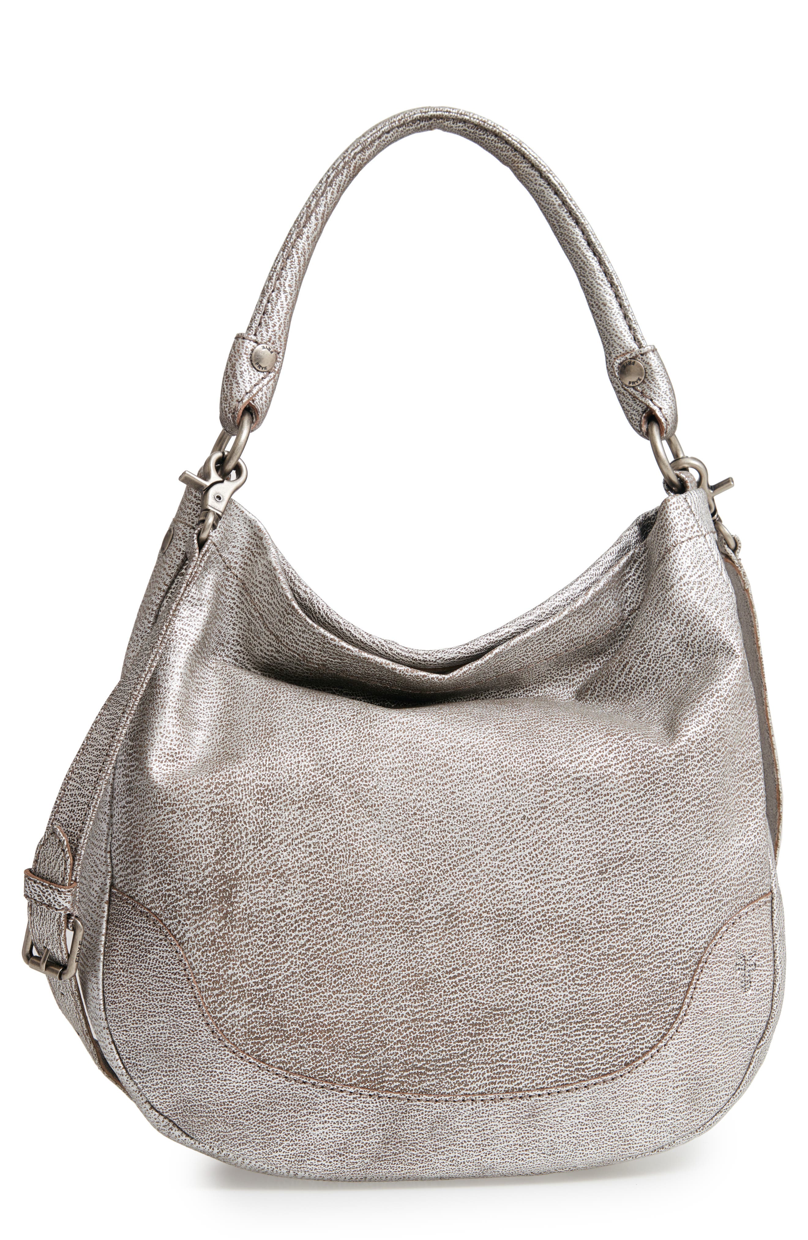frye metallic bag