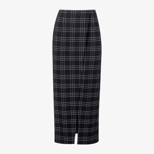 Shop M.m.lafleur Amara Skirt In Plaid