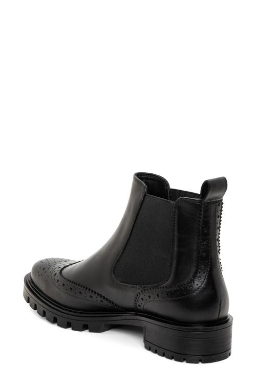 Shop Ara Tulip Wingtip Chelsea Boot In Black