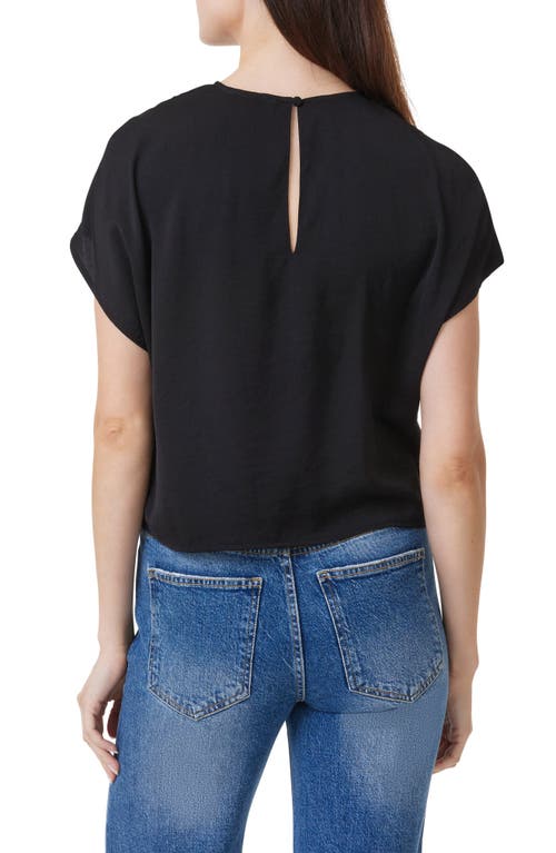 Shop Habitual Doma Dolman Sleeve Crepe Top In Black