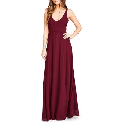 Show Me Your Mumu Jen Maxi Gown, Red