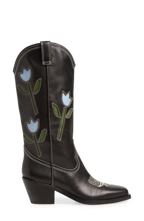 Loeffler Randall Wilder Western Boot In Black