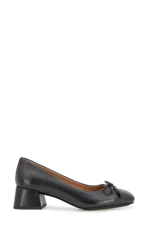 Gentle Souls By Kenneth Cole Lancine Pump In Black Leather