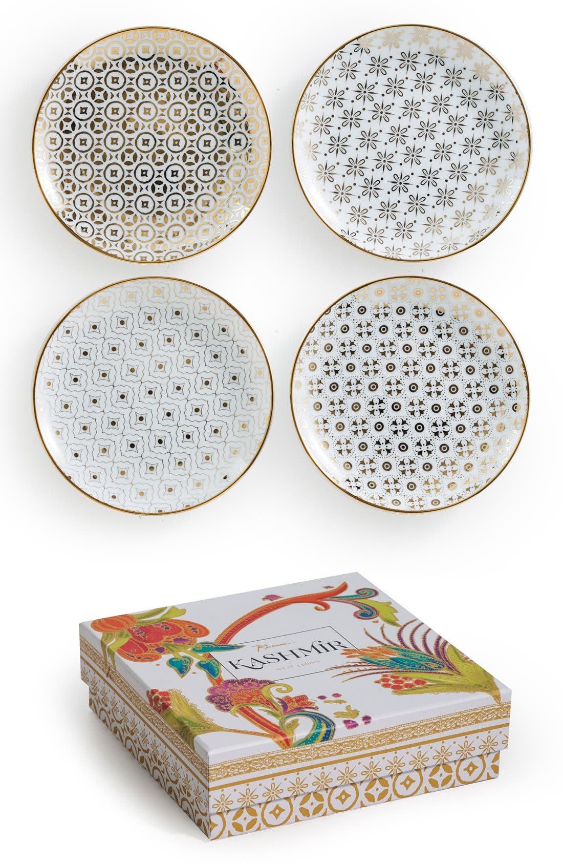 Rosanna 'Kashmir' Appetizer Plates (Set of 4) Nordstrom