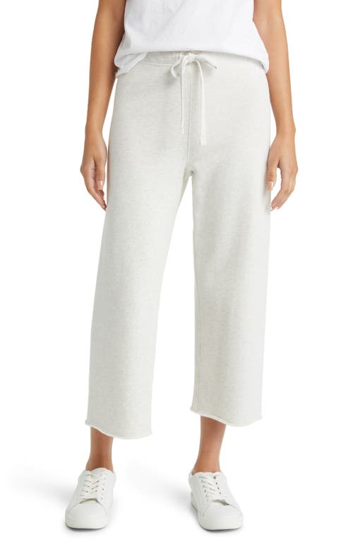 Catherine Favorite Sweatpants in Heather White Melange