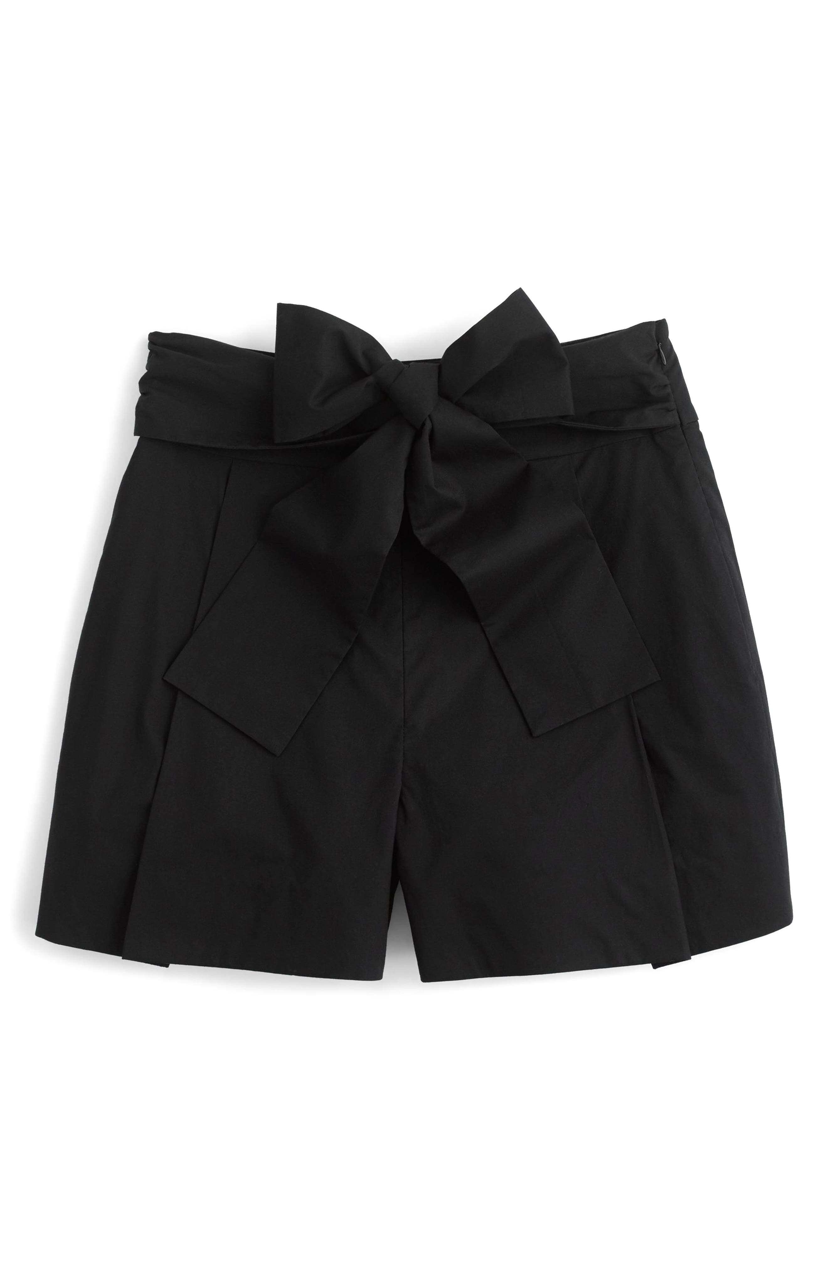 j crew tie waist shorts