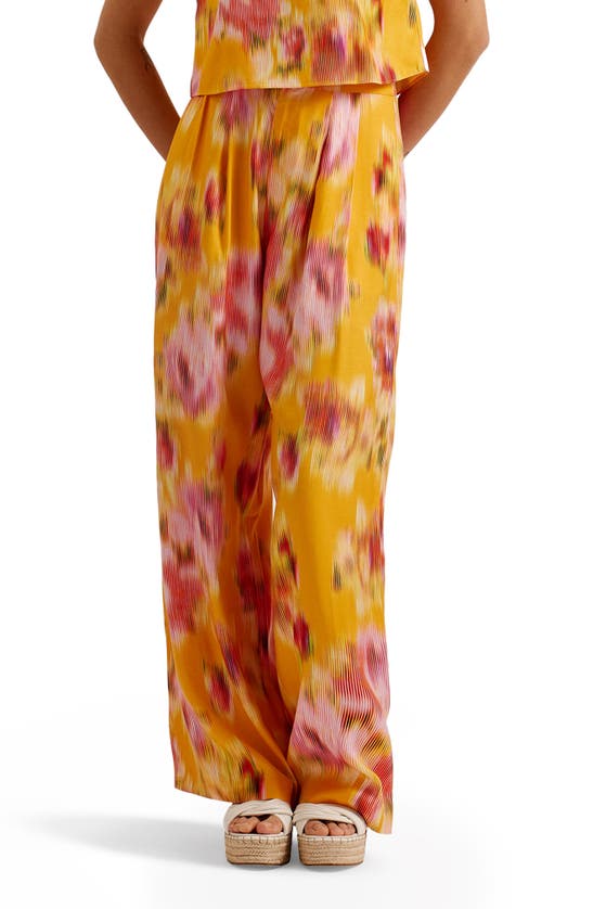 Shop Ted Baker Hitako Wide Leg Pants In Orange